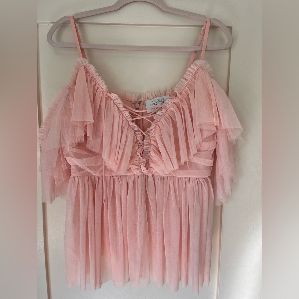 NWT Mare x Anthropologie flowy pink top